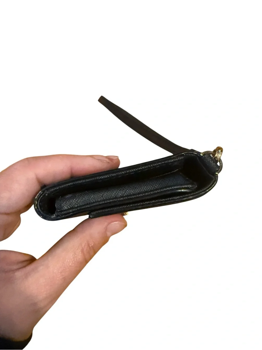 Kate Spade Black Saffiano Wristlet Clutch